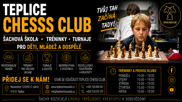 Nábor do šachové školy Teplice Chess Club!