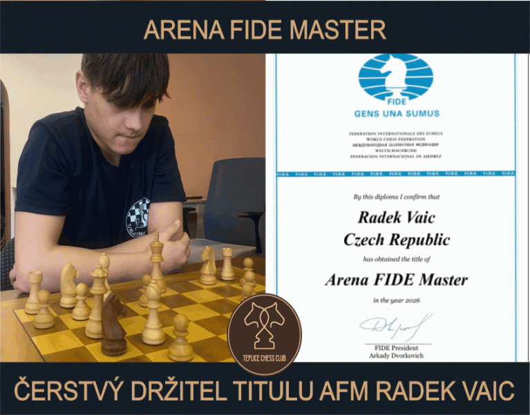 Radek Vaic získal titul AFM gratulujeme!