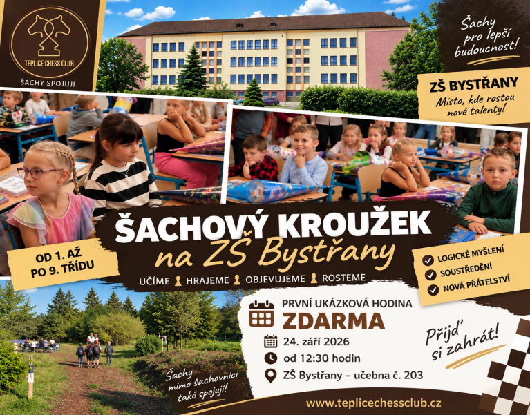 Děti rozhodly! Šachy na ZŠ Bystřany budou!