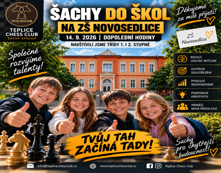 Šachy do škol na ZŠ Novosedlice!